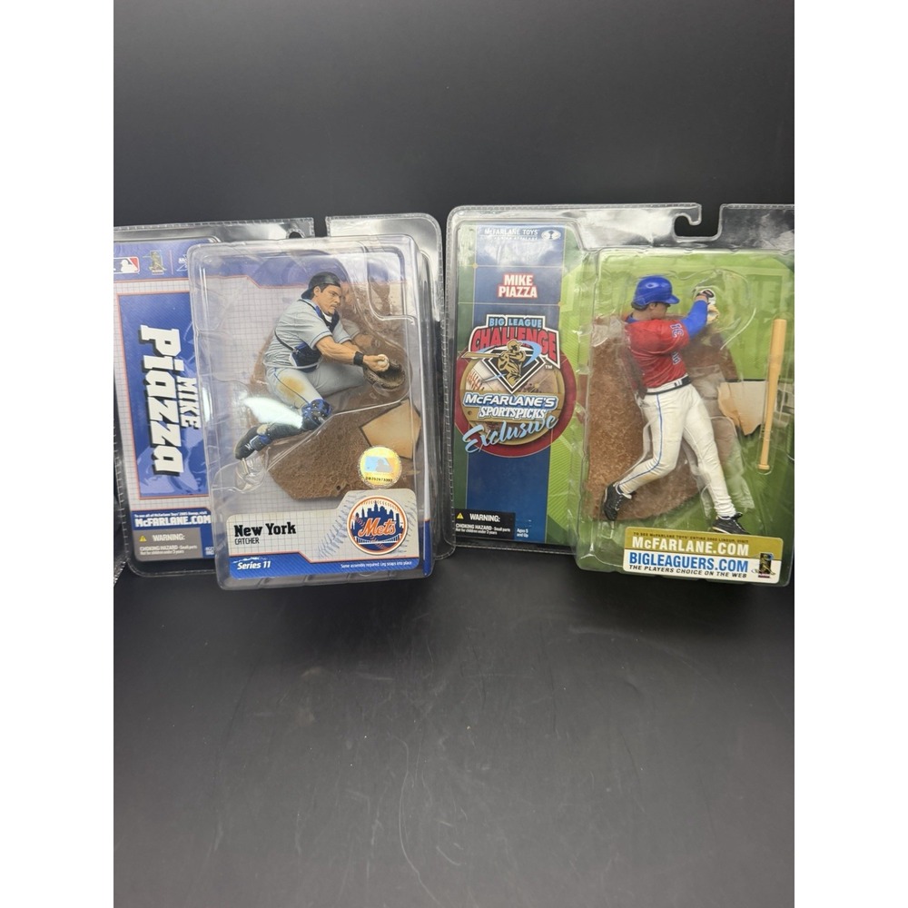 2 MIKE PIAZZA MCFARLANE NEW YORK METS And Exclusive